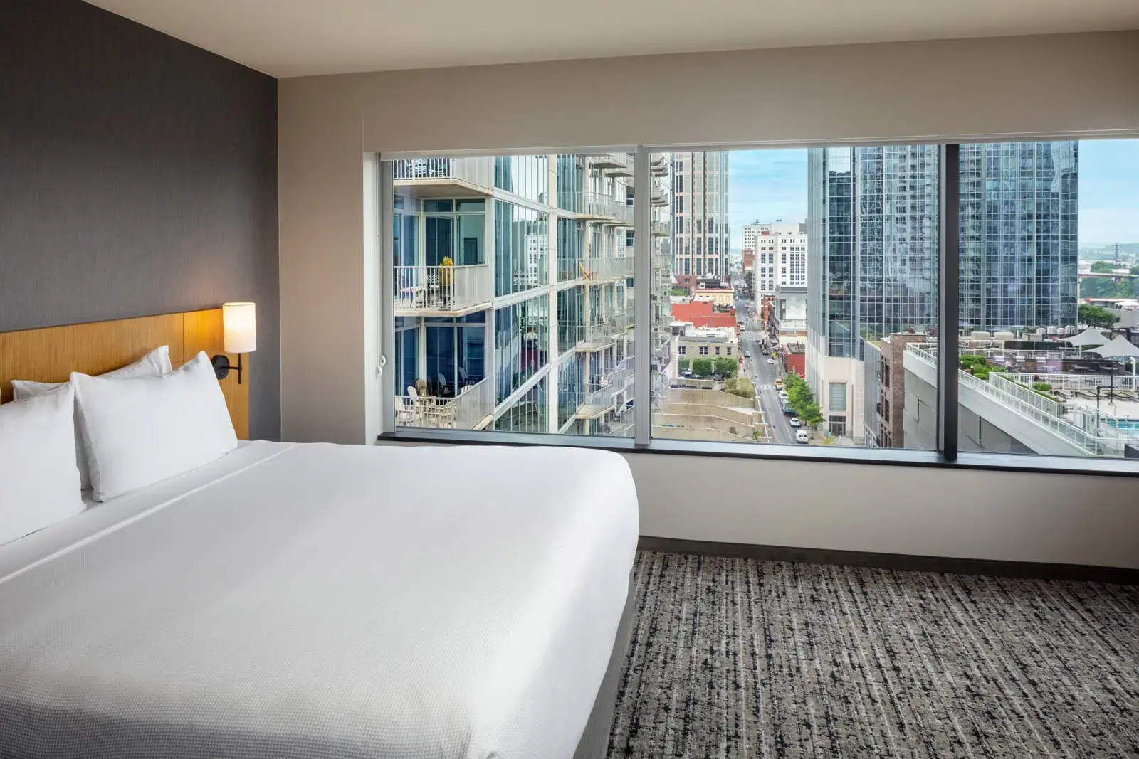 Hyatt Place Nashville Downtown, TN photography by Greg Ceo Image editing by Valentin Sivyakov